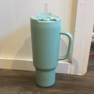 Teal Insulated 40 oz Travel Mug with Handle